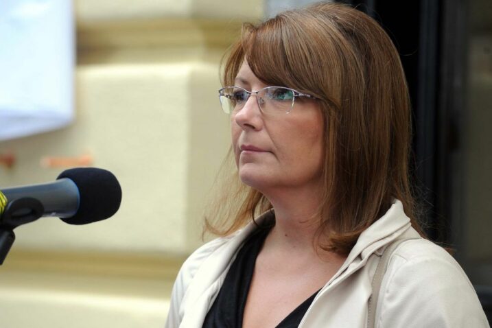 Sandra Artuković Kunštek snimljena 2013., u vrijeme dok je bila zamjenica Orsata Miljenića / Foto Vedran Karuza