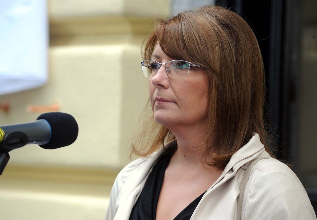 Sandra Artuković Kunštek snimljena 2013., u vrijeme dok je bila zamjenica Orsata Miljenića / Foto Vedran Karuza