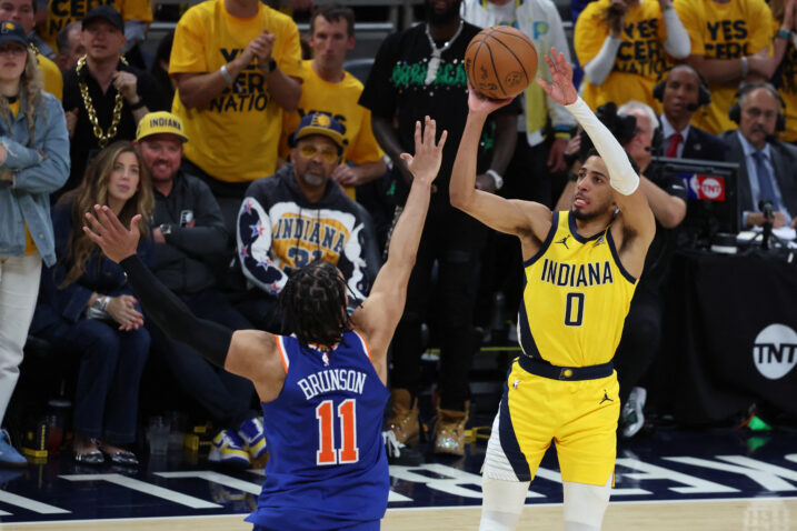 Tyrese Haliburton i Jalen Brunson/Foto REUTERS