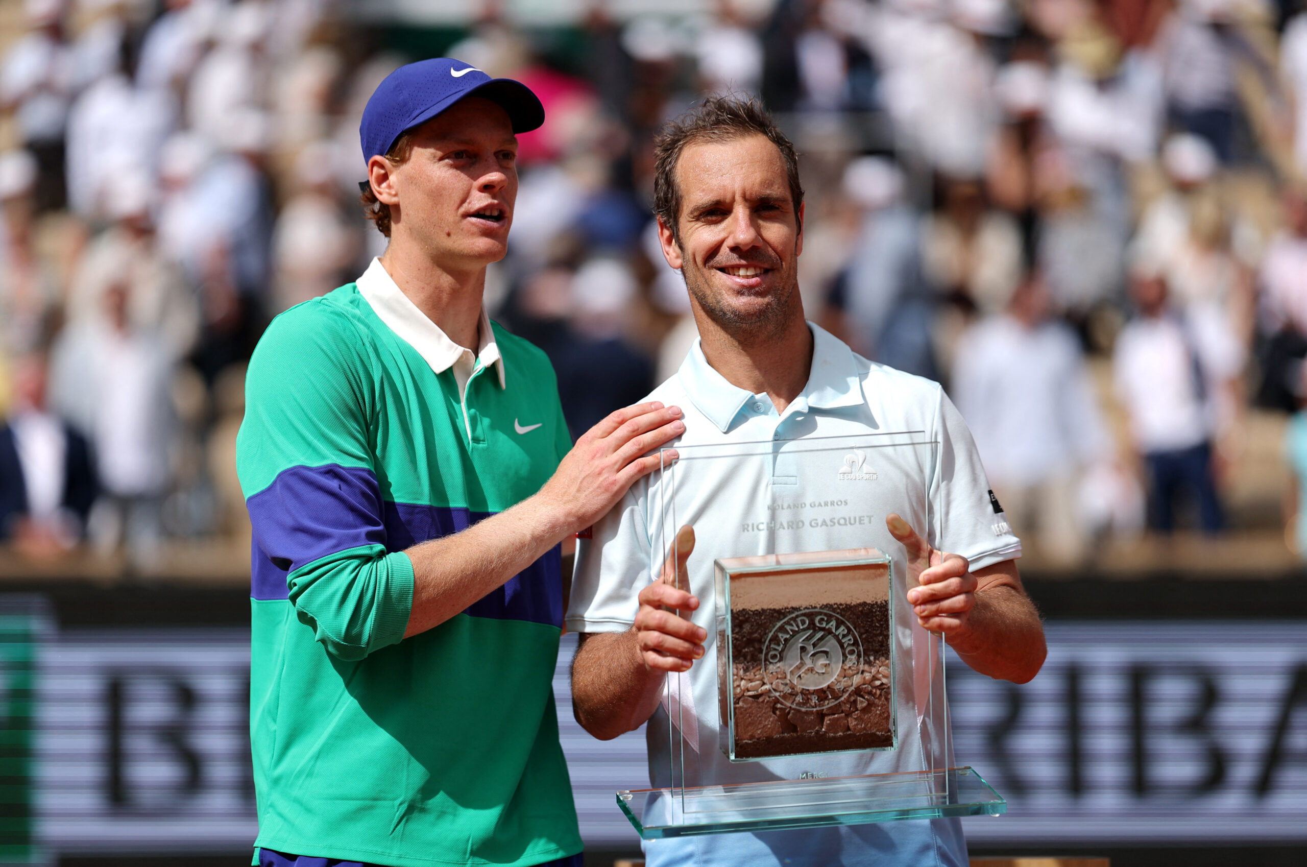 Jannik Sinner i Richard Gasquet/Foto REUTERS