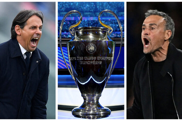 Simone Inzaghi i Luis Enrique/Foto REUTERS