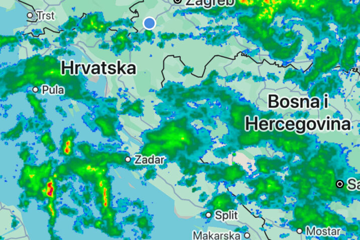 Screenshot HRT meteo
