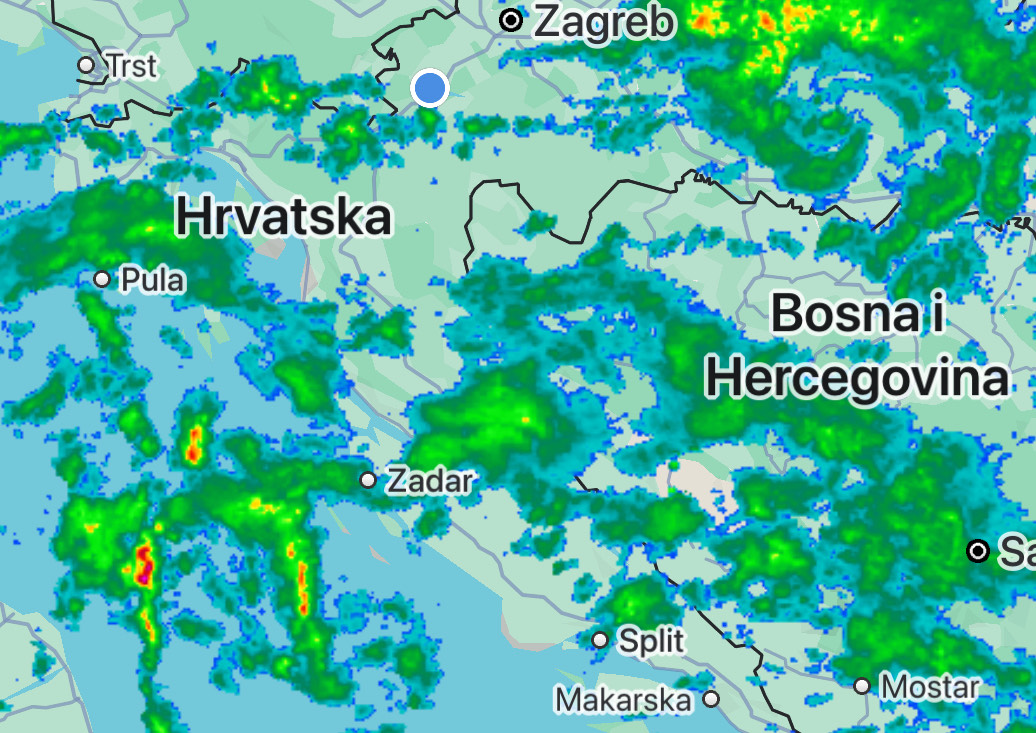 Screenshot HRT meteo