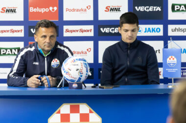 Mario Kovačević i Ivan Ćubelić/Foto NK Slaven Belupo
