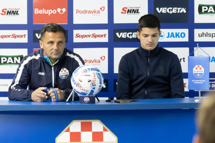Mario Kovačević i Ivan Ćubelić/Foto NK Slaven Belupo