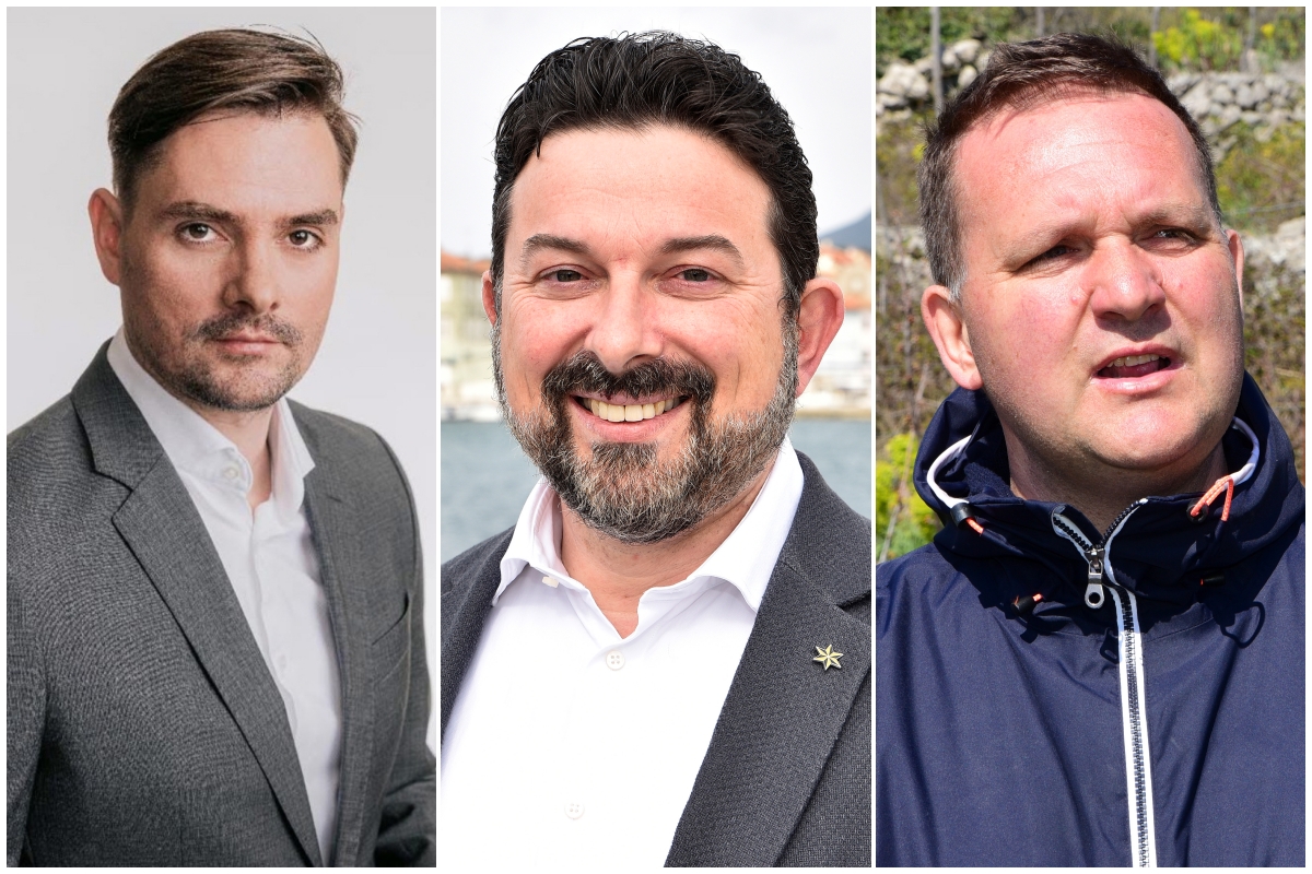 Marin Gregorović, Đanino Sučić i Mladen Dragoslavić