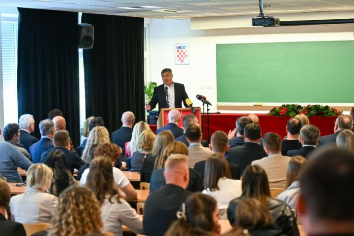 Predsjednik Zoran Milanović na Sveučilištu Sjever / Foto: Ured predsjednika RH