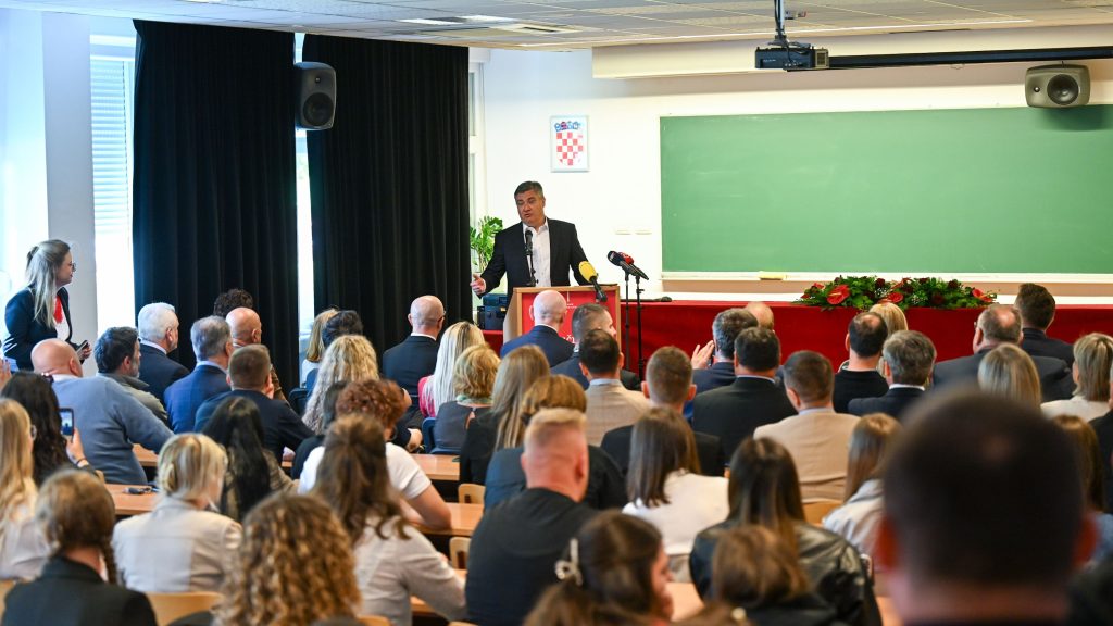 Predsjednik Zoran Milanović na Sveučilištu Sjever / Foto: Ured predsjednika RH