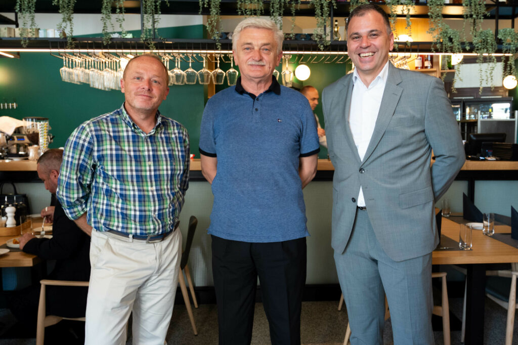 Predsjednik Upravnog vijeća Alen Jugović, v. d. rektora Davor Vašiček i ravnatelj Goran Manestar / Foto Ana KRIžANEC 