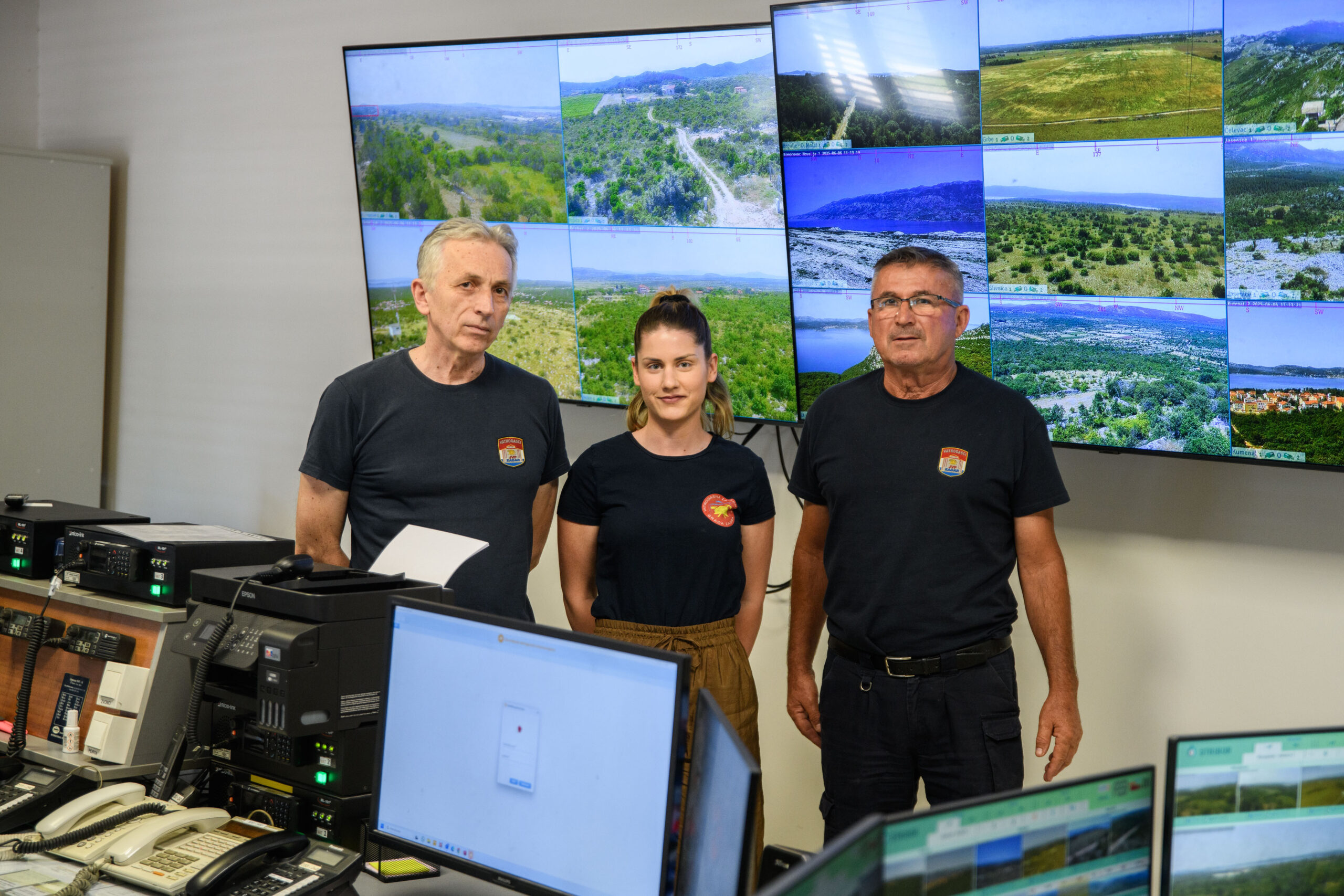 Zdenko Knežević, Iva Novaselić i Darko Zdrilić / Foto Luka JELIČIĆ
