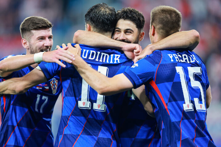 Petar Sučić, Ante Budimir, Joško Gvardiol i Mario Pašalić/Foto PIXSELL