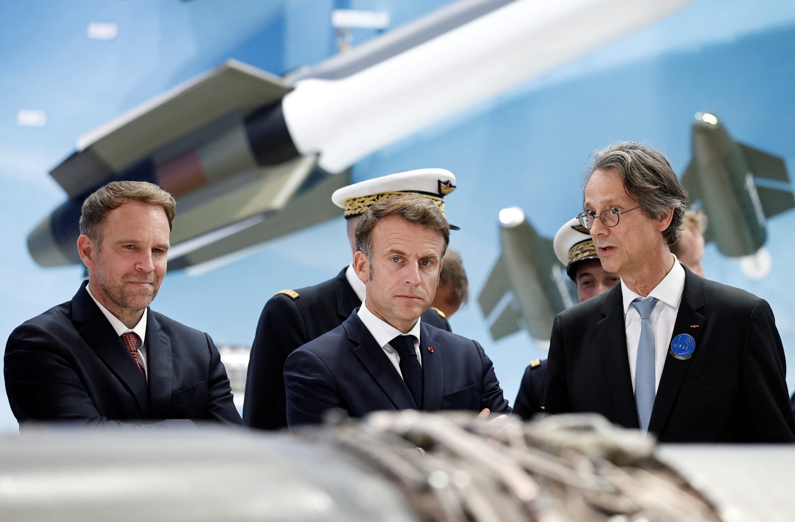 Francuski predsjednik na Paris Airshowu / Reuters