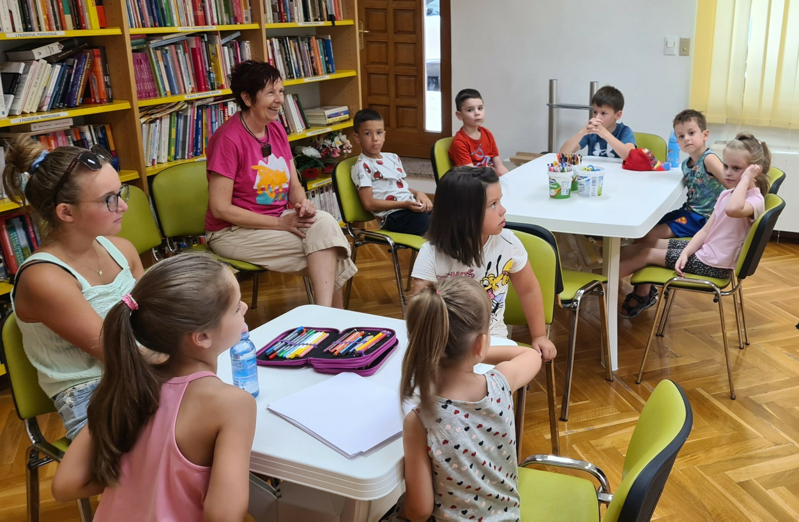 »Srijeda za pet« popularan je ljetni program senjske knjižnice / Foto D. PRPIĆ
