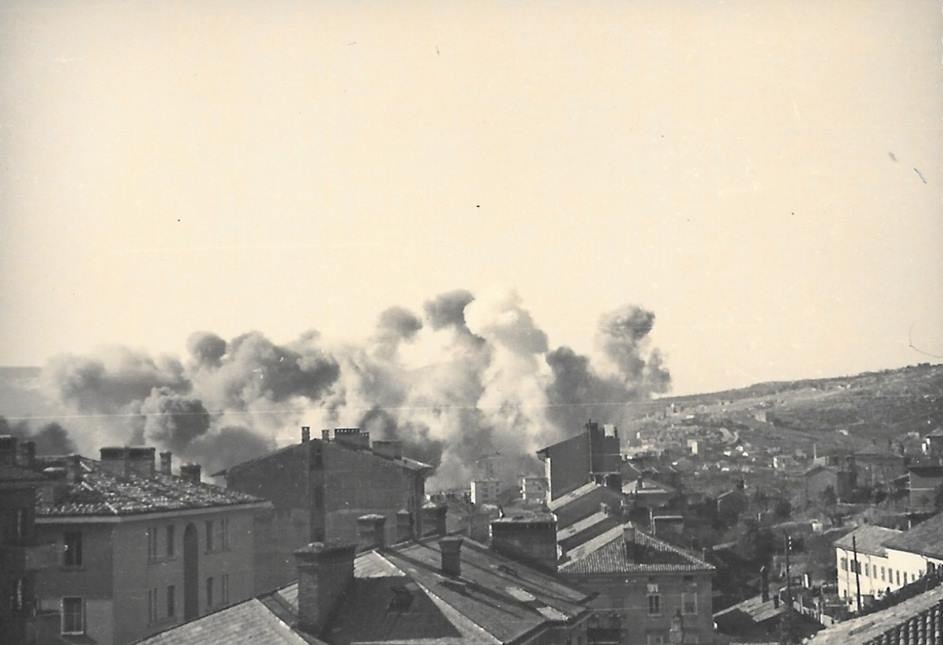 Bombardiranje Rijeke u Drugom svjetskom ratu / Foto: HDVP