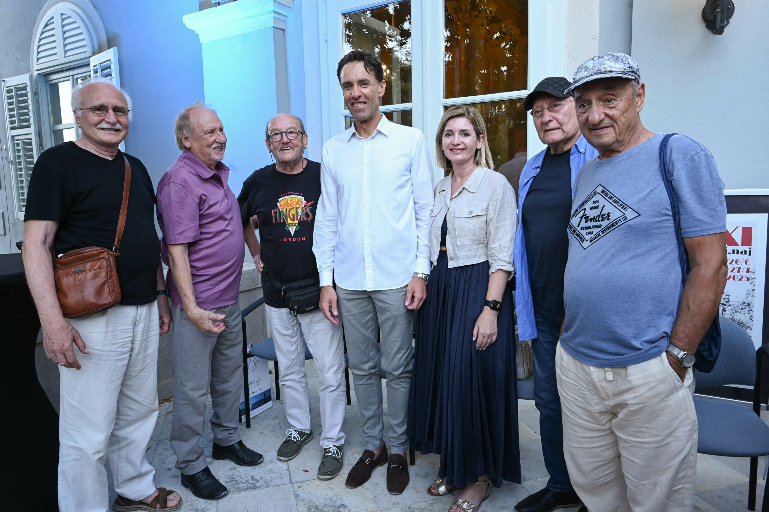 Miroslav Šaranović, Slobodan Bobo Misaljević, Nenad Neno Jurin, Fernando Kirigin, Ermina Duraj, Ranko Rihtman i Fadil Redžić / Foto Ana KRIŽANEC