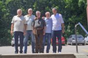 Herman Sušnik, Zdravko Grahovac, Robert Nagy, Josip Osmak i Mladen Pećanić prisjetili se školskih dana / Foto M. KRMPOTIĆ