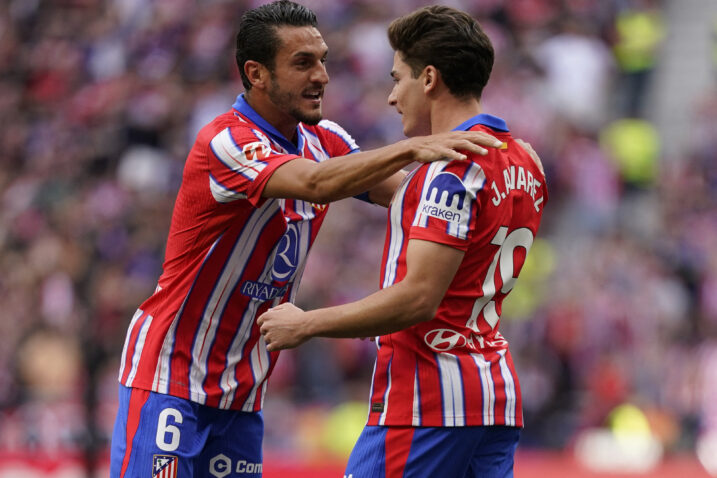 Julian Alvarez i Koke/Foto REUTERS