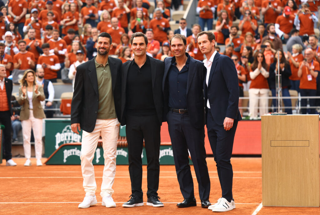 Novak Đoković, Rafa Nadal, Roger Federer i Andy Murray/Foto REUTERS