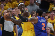 Pascal Siakam i Miles McBride/Foto REUTERS