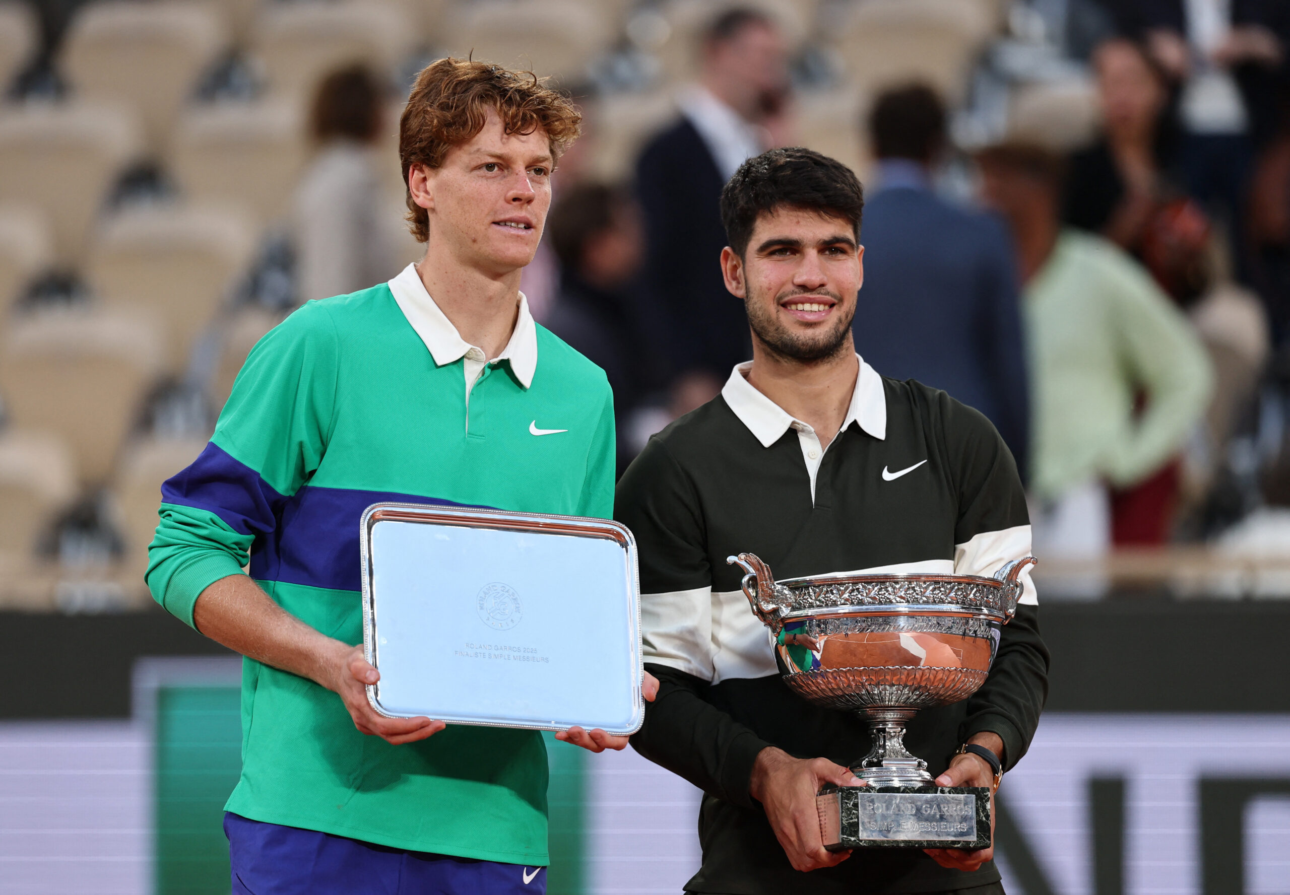 Jannik Sinner i Carlos Alcaraz/Foto REUTERS