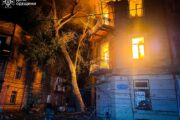 Posljedica ruskog zračnog udara na grad Odesu / Foto Press service of the State Emergency Service of Ukraine in Odesa region/Handout via REUTERS