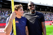 Armand Duplantis i Usain Bolt/Foto REUTERS