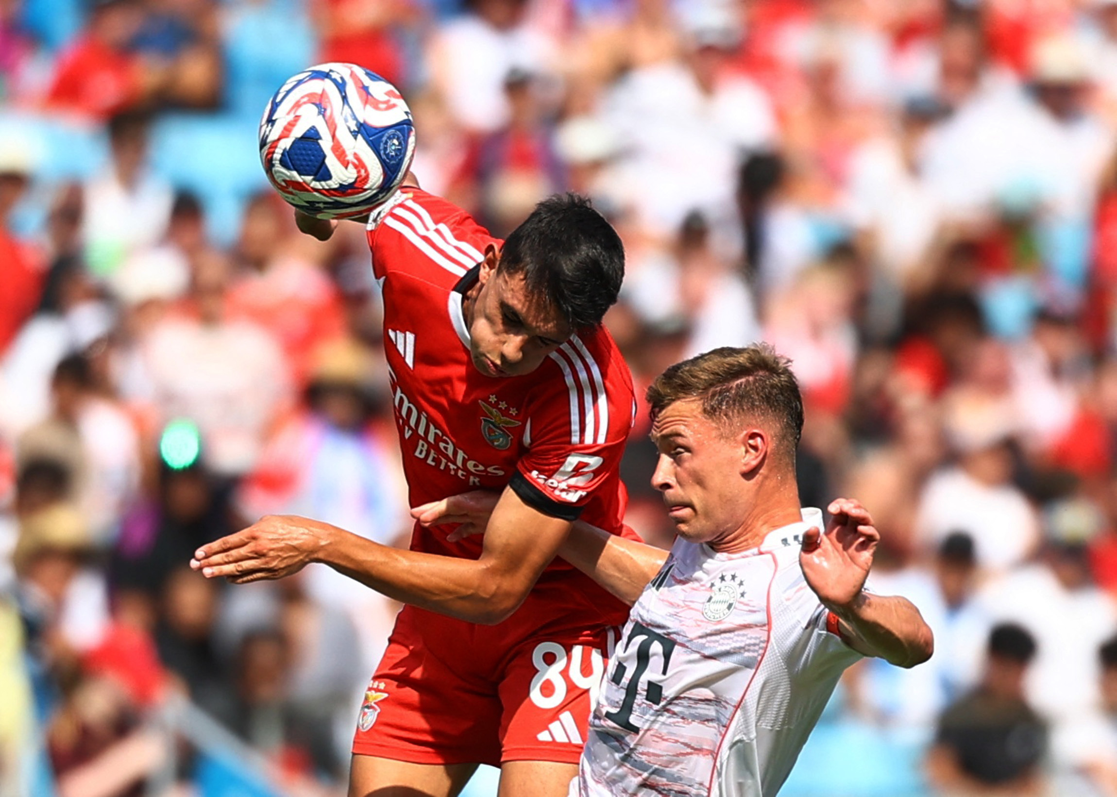 Joao Rego (Benfica) i Joshua Kimmich (Bayern)/Foto REUTERS