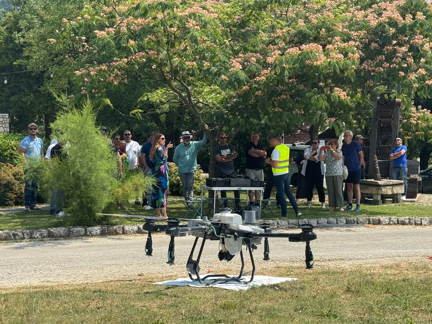 Dron u službi poljoprivrede / Foto Kavrner Wines