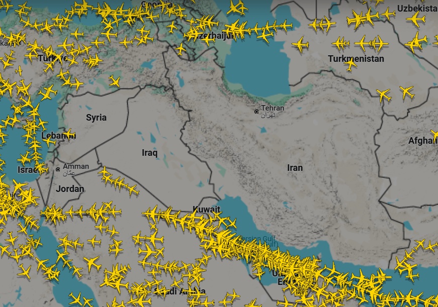 Screenshot Flightradar24