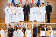 Klapa Luka s predsjednikom Zoranom Milanovićem / Foto Ured predsjednika