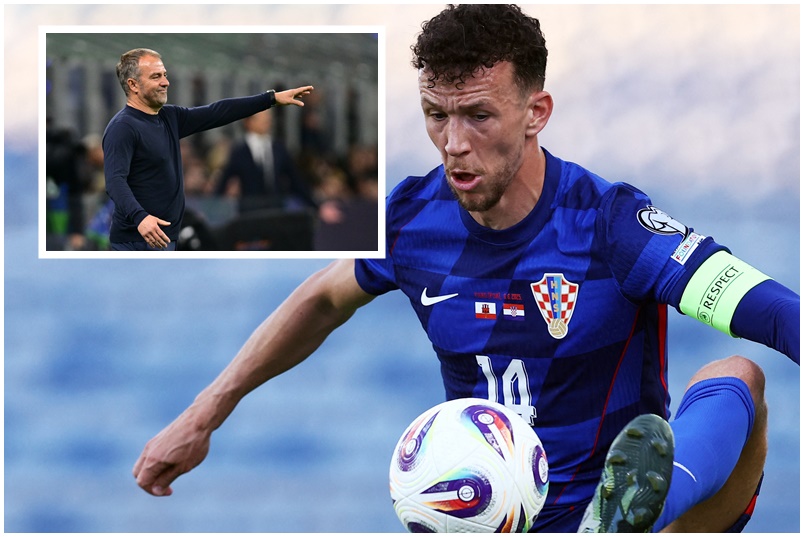 Hansi Flick i Ivan Perišić/Foto REUTERS