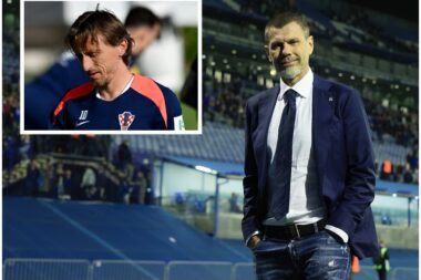Luka Modrić i Zvonimir Boban/Foto V. KARUZA/PIXSELL