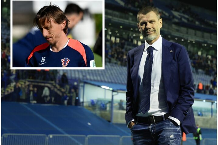 Luka Modrić i Zvonimir Boban/Foto V. KARUZA/PIXSELL