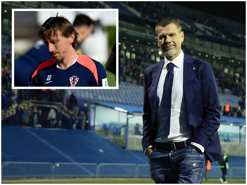 Luka Modrić i Zvonimir Boban/Foto V. KARUZA/PIXSELL