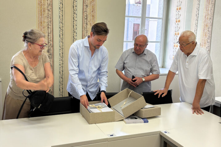 Dora Testa, Marin Gregorović, Franjo Velčić i Juraj Sepčić / Snimio: Walter Salković