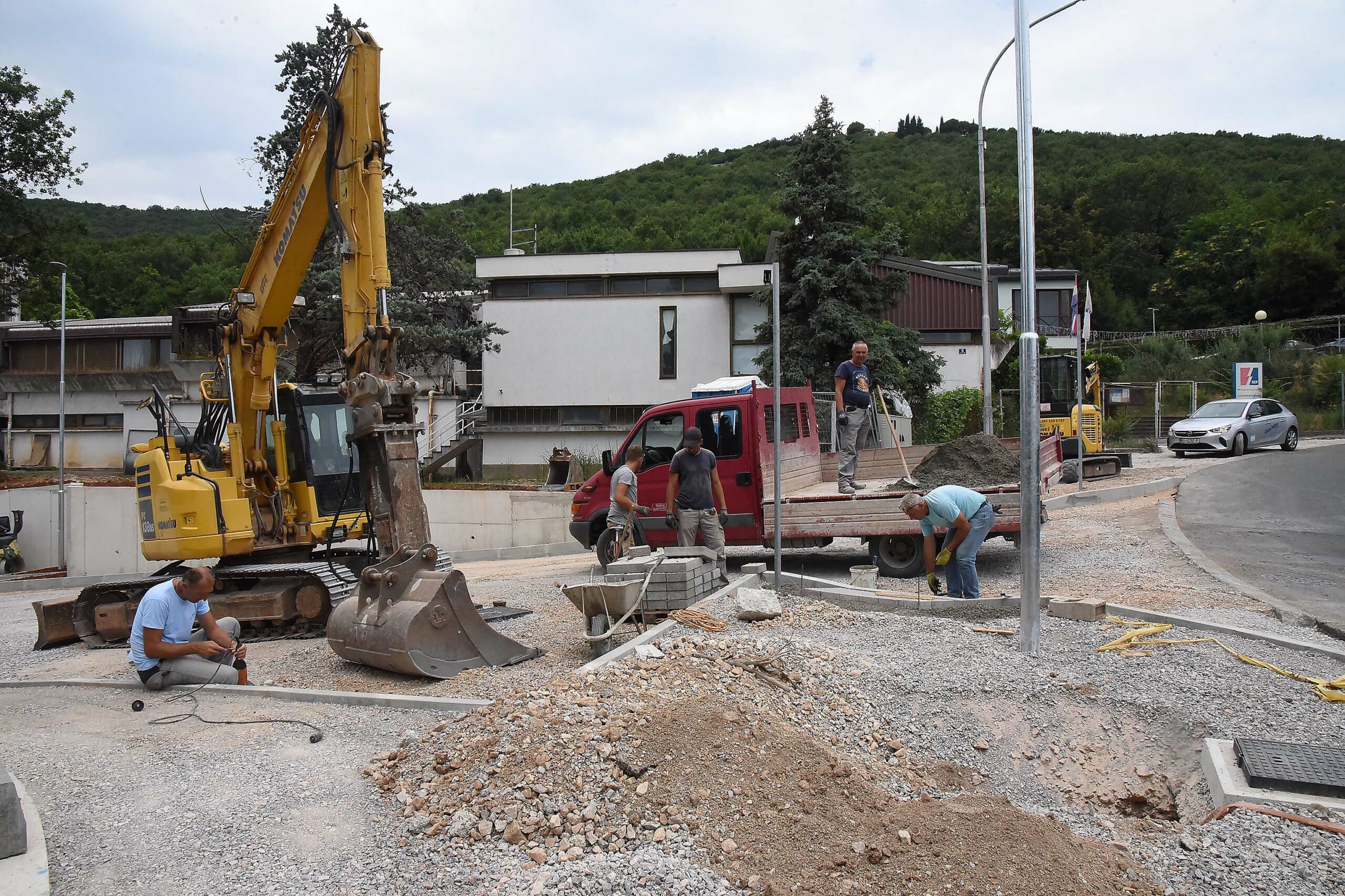 U sustav naplate ulazi i novoizgrađeno parkiralište uz opatijsko groblje, koje će biti u zoni 1 / Foto Sergej DRECHSLER