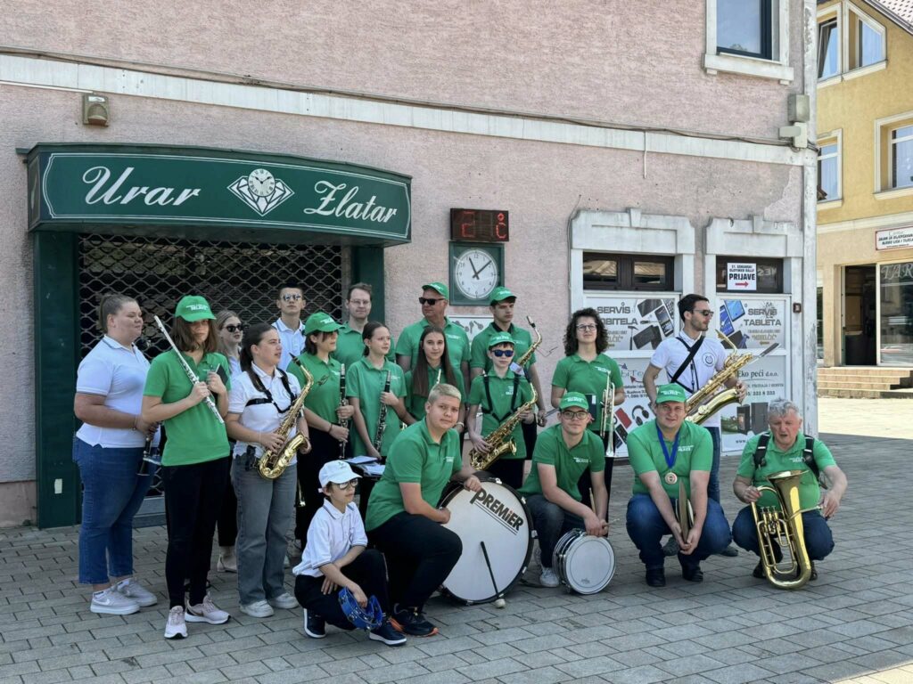 Zajednički nastup združenih puhačkih orkestara Delnica i Vrbovskog / I. Pleše