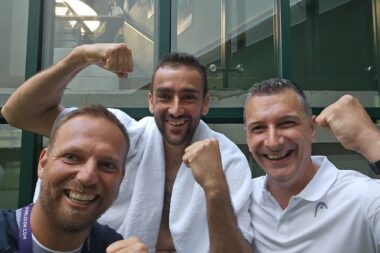 Vilim Višak, Marin Čilić i Tomislav Bučanac