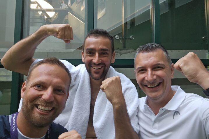 Vilim Višak, Marin Čilić i Tomislav Bučanac