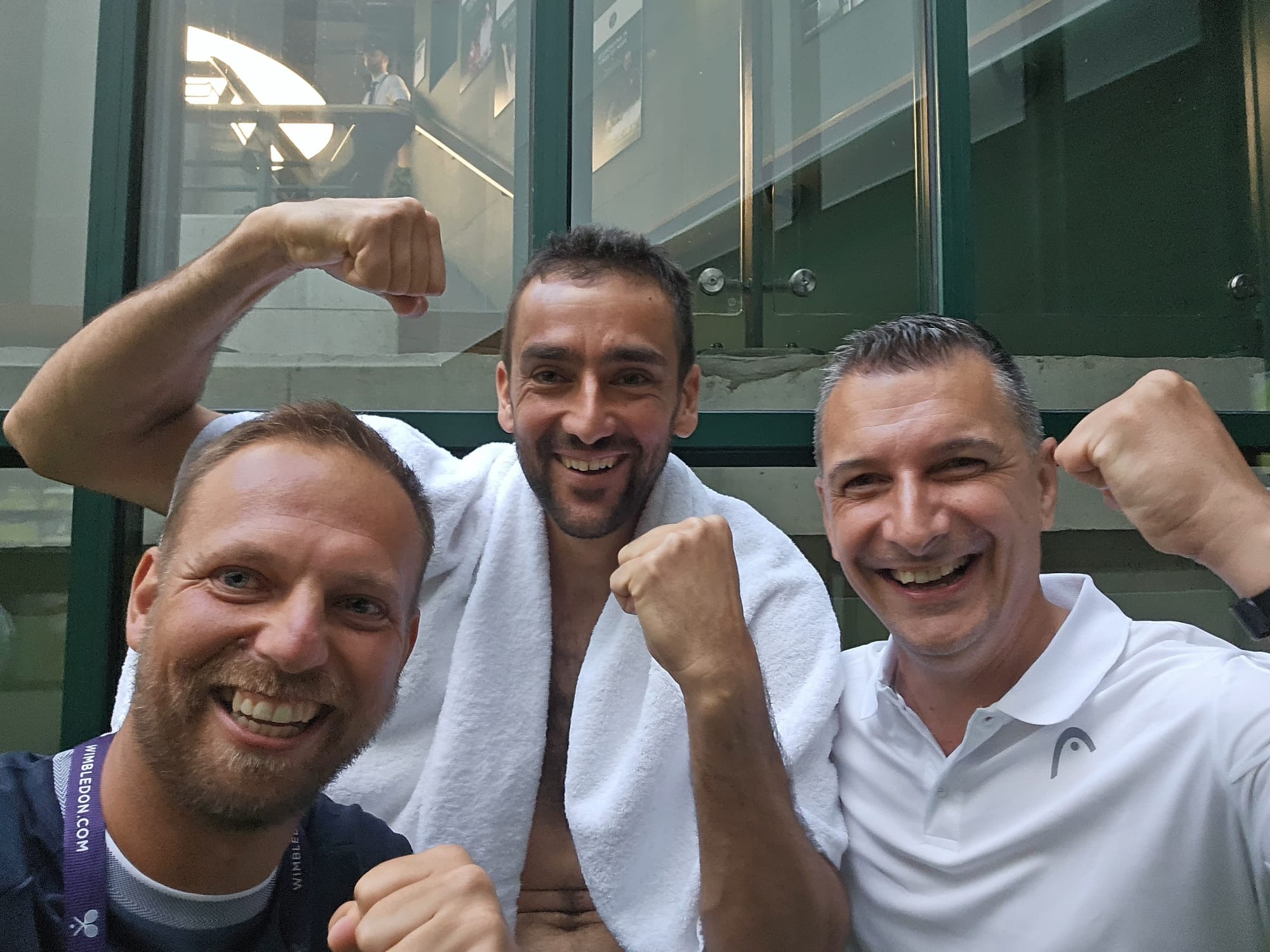 Vilim Višak, Marin Čilić i Tomislav Bučanac