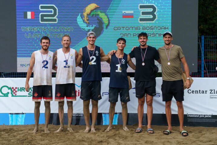 Jeremy Ullman i Lilian Le Meur, Domonkos Doczi i Boldizsar Borbely, Crtomir Bošnjak i Jan Pokeršnik/M. MATEJČIĆ