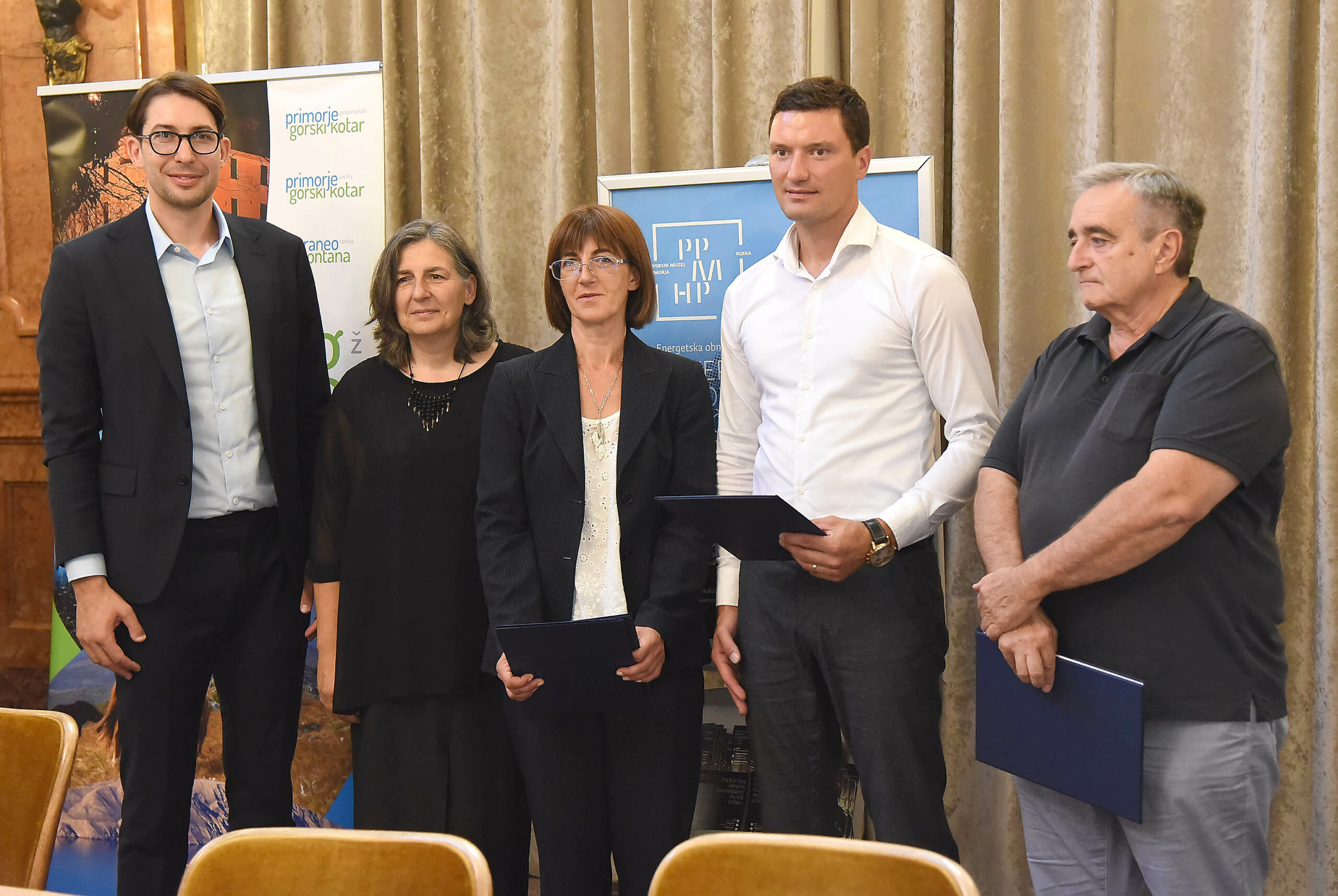Robert Matić, Lilian Stošić, Tamara Mataija, Nejc Hrasnik i Davor Plenković / Foto Sergej Drechsler