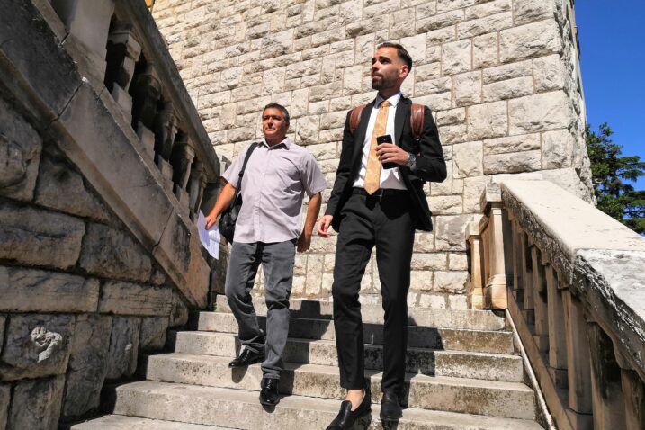 Nedjeljko Kuzma i odvjetnik Ante Vojković Foto V. MRVOŠ