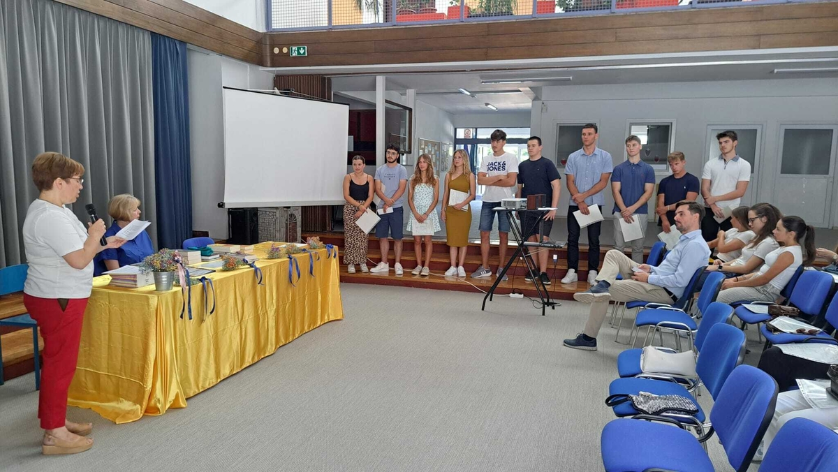 U ime maturanata zahvalio se Matko Cunjak / Foto Sonja Pokupec Salković
