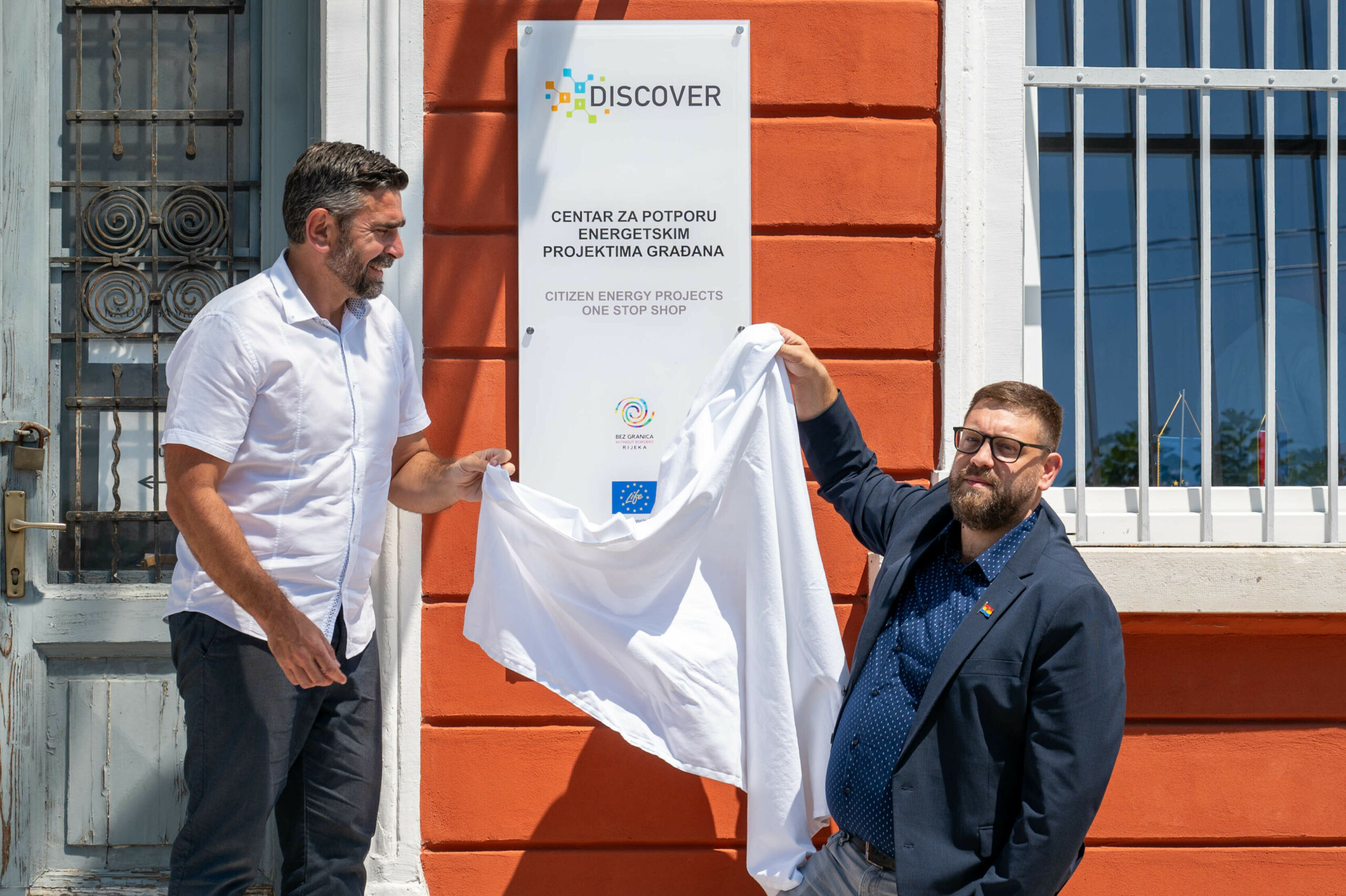 Centar su otvorili pročelnik za razvoj PGŽ-a Ljudevit Krpan i zamjenik gradonačelnika Rijeke Vedran Vivoda / Foto Ana Križanec