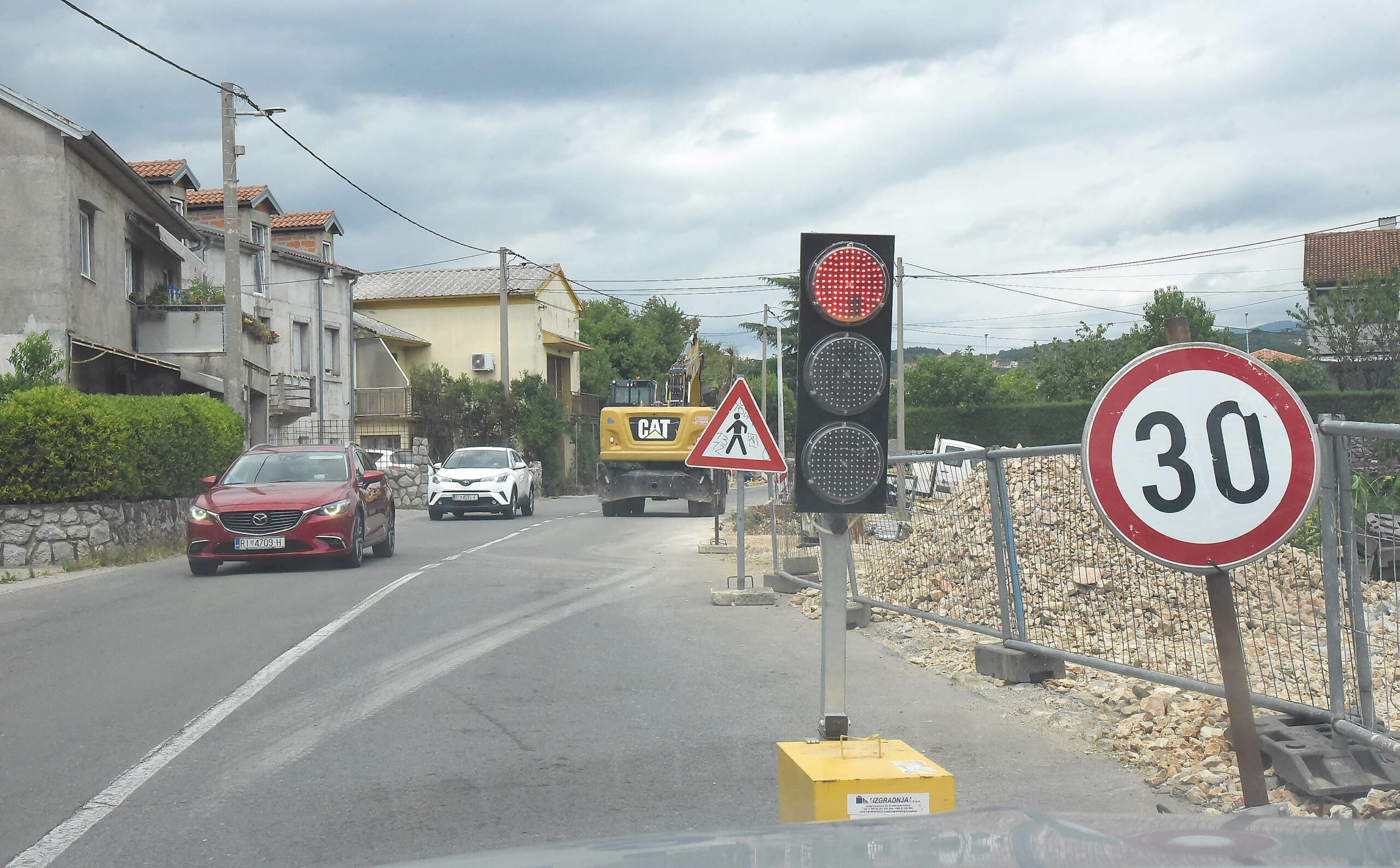 Obnova ceste Vozišće - Mavri / Foto: S. DRECHSLER