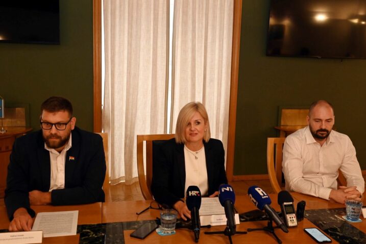 Vedran Vivoda, Iva Rinčić i Aleksandar Saša Milaković / Foto Marko Gracin