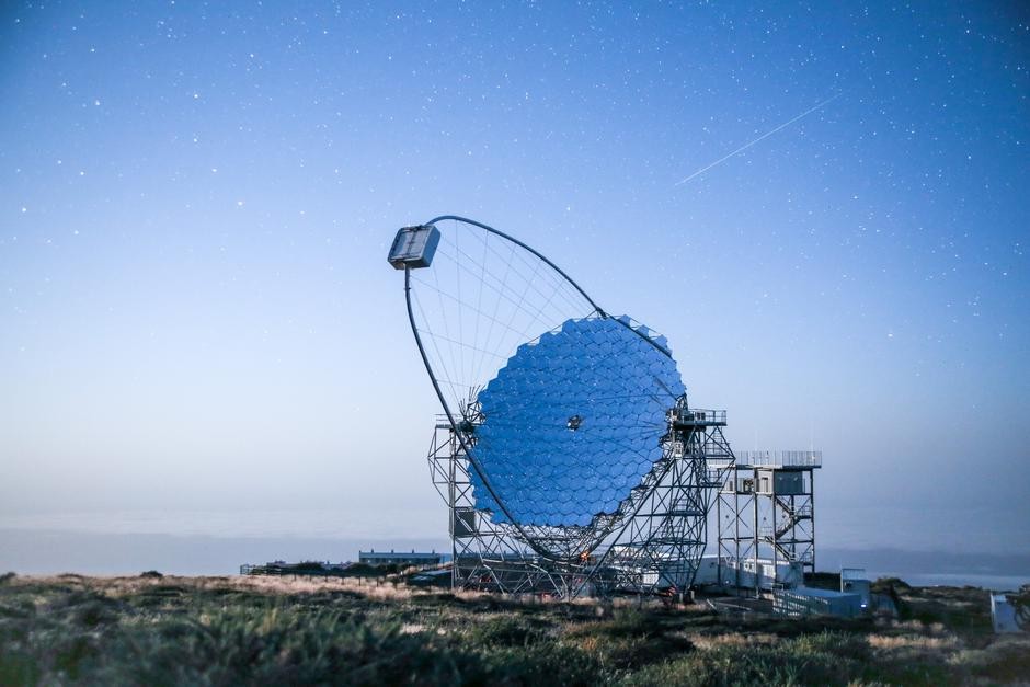Teleskop LST-1 u zvjezdarnici Roque de Los Muchachos, La Palma