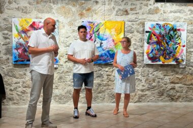 Daniel Strčić, Edi Gustin i Jasna Rodin / Foto GALERIJA TOŠ