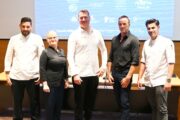 Lošinjske kuharske snage - Dinko Lekić, Zdravka Grgić, Michael Gollenz, Drago Rančić i Roko Nikolić / Foto Bojan Purić